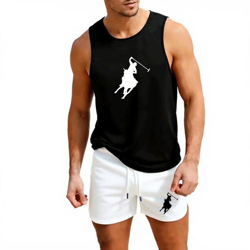 Summer Clothing Mens - Set Rompi dan Celana Pendek Musim