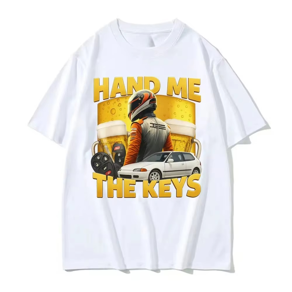Summer Clothing Drive - Kaus Lucu Hand Me The Keys