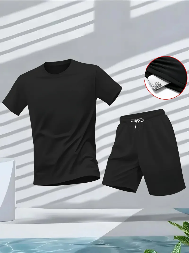 Summer Clothes Fashion - Setelan Pria 2 Potong Set Pakaian
