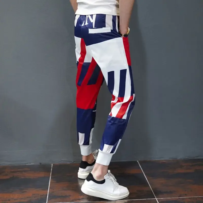 Summer Clothing Aesthetic - Celana Kasual Pria Slim Fit Poliester