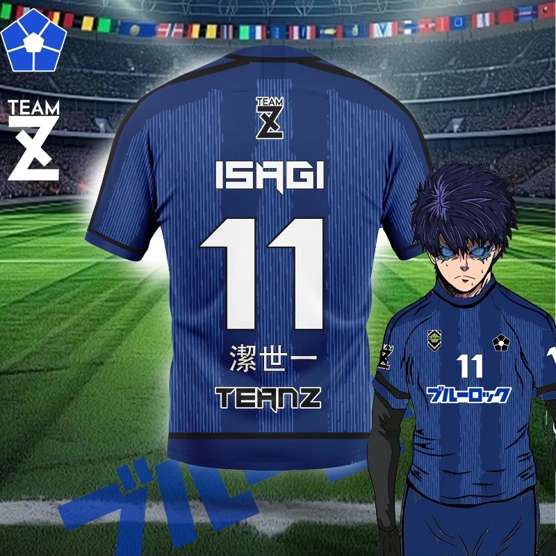 Summer Edition Clothing - Kaos Klub TEAM-Z Blue Lock Musim