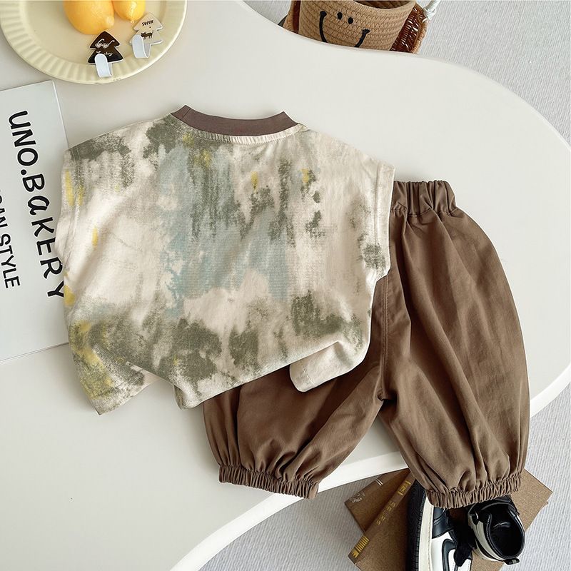 Summer Clothing Drawing For Kids - Setelan Pakaian Bayi Laki-laki Musim Panas