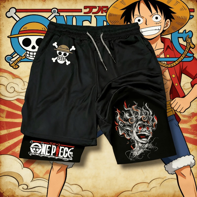 Summer Edition Clothing - Celana Pendek Lapis Ganda Motif Anime