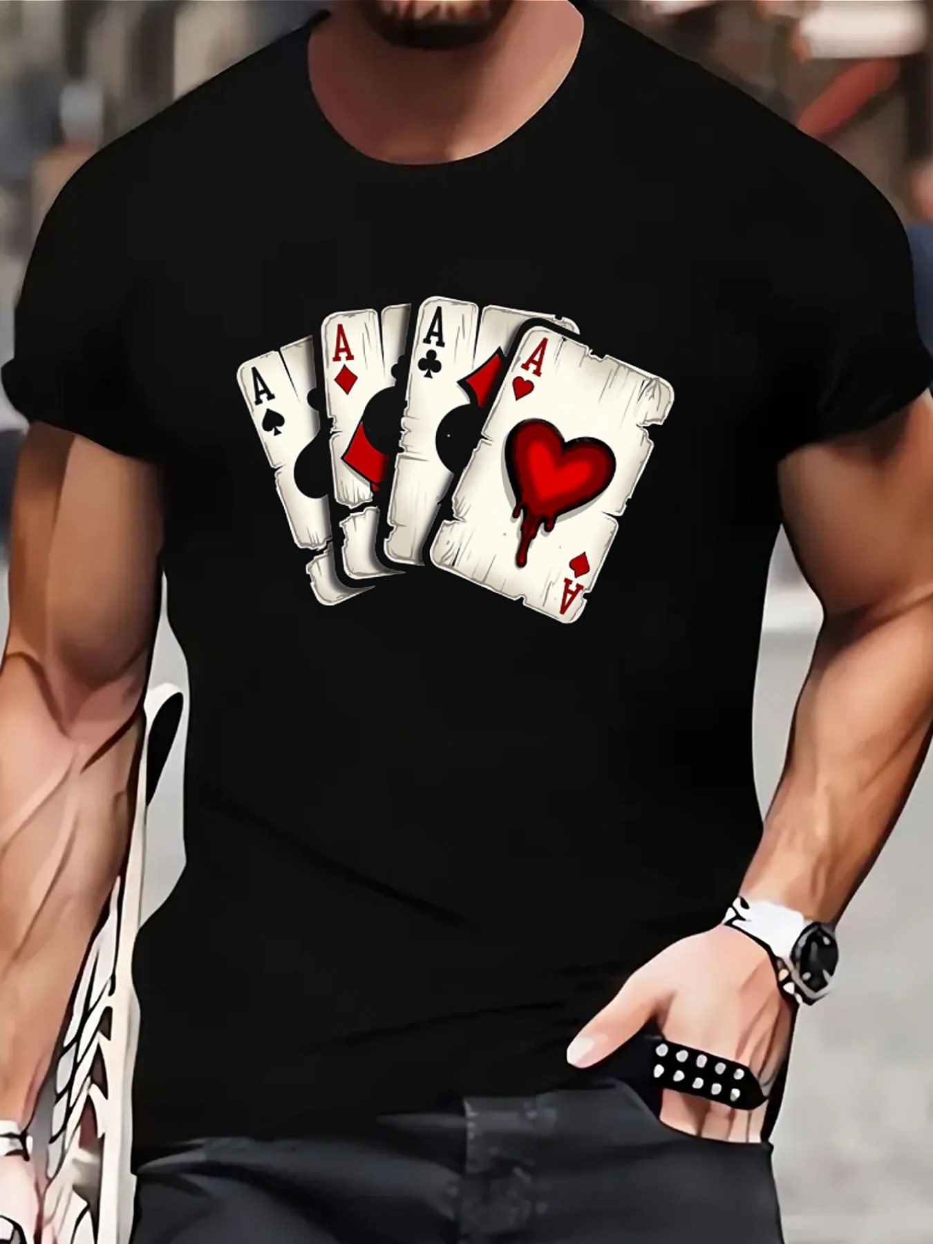 Summer Clothing Range - Kaos Grafis Men'S 180 Long Range