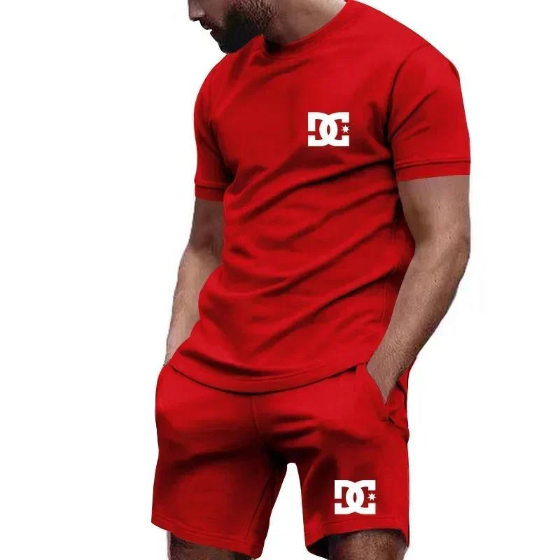 Summer Clothes Fashion - Setelan dua potong kaos lengan pendek