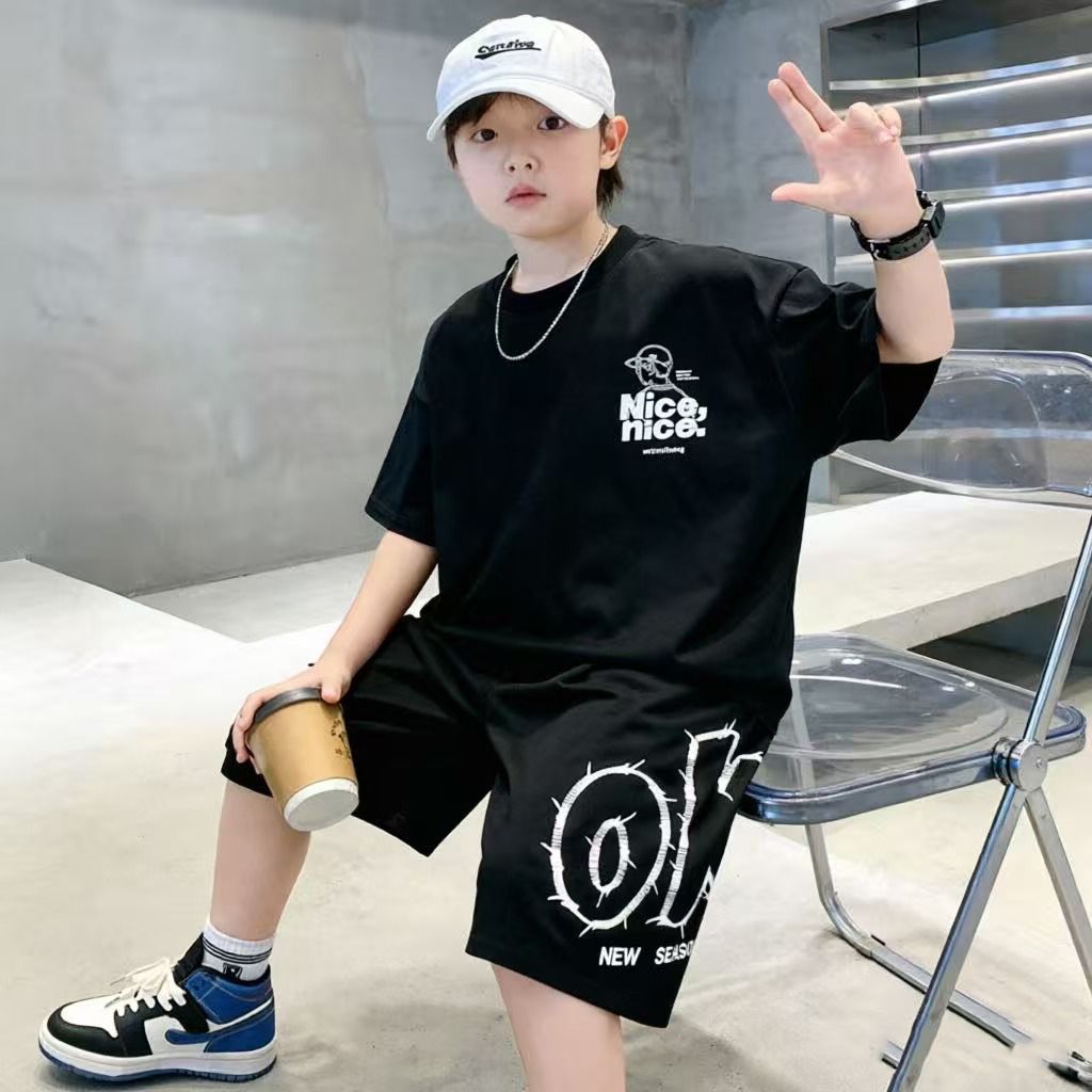 Summer Clothing Drawing For Kids - Setelan Pakaian Anak Laki-Laki Hip Hop
