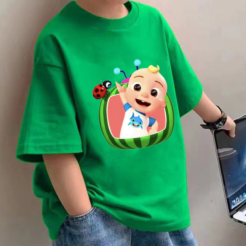 Summer Clothing Boys - Kaus Bayi Cocomelons Kaus Lengan Pendek
