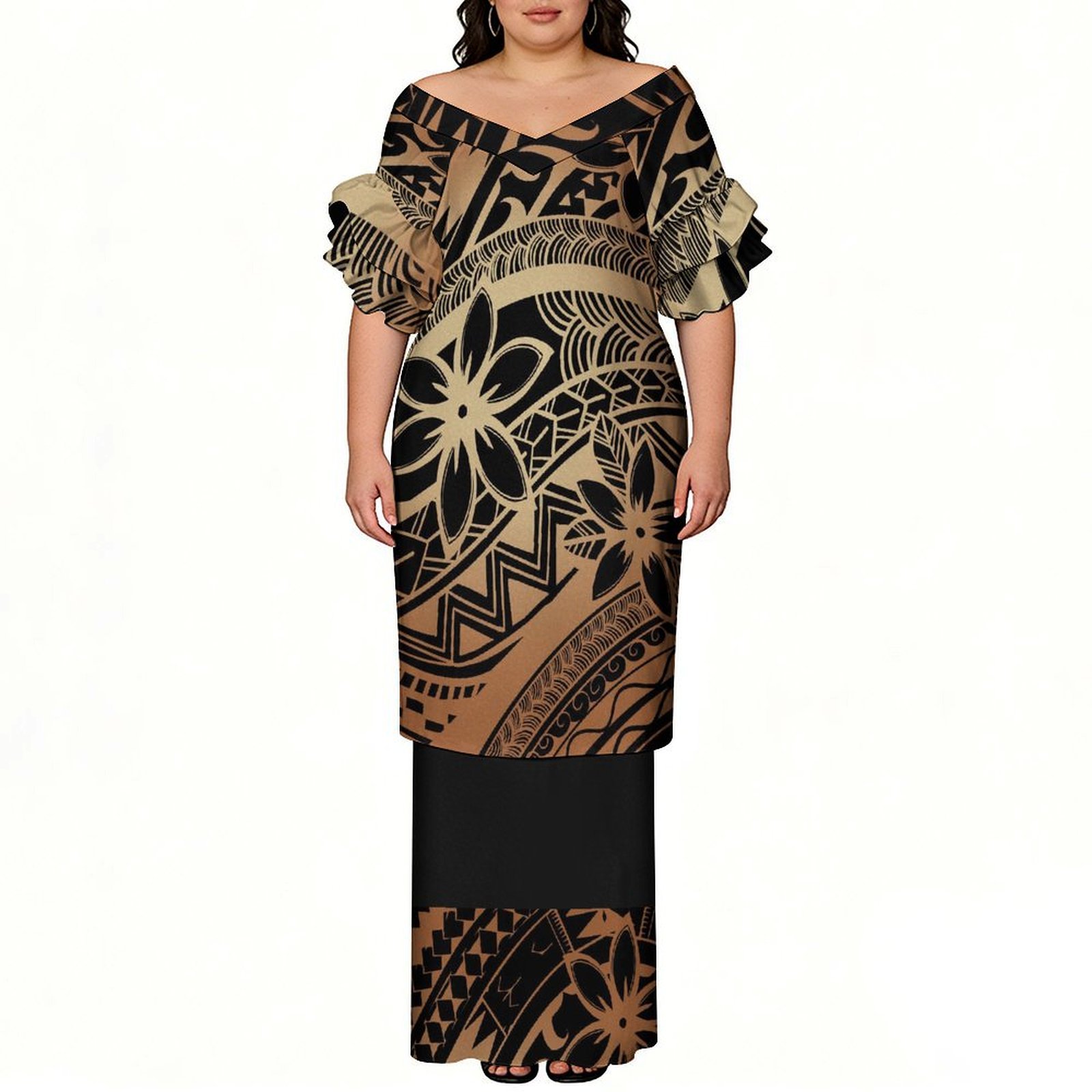 Summer Alt Clothing - Gaun Wanita Model Puletasi Lengan Petal