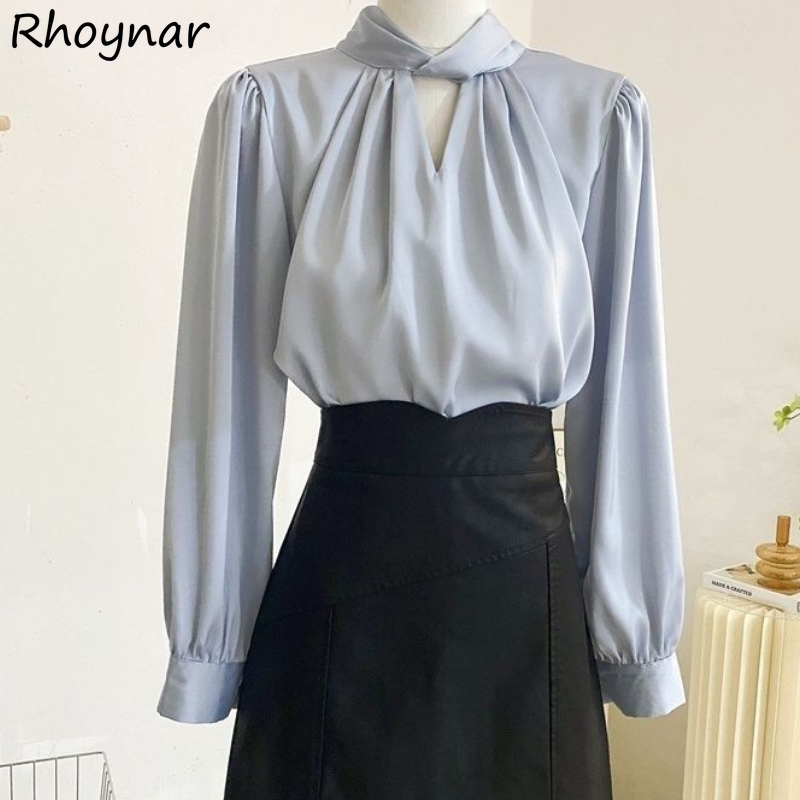 Summer Clothing Aesthetic - Blus Wanita lengan panjang, blus wanita