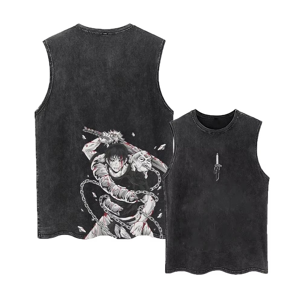 Summer Edition Clothing - Kaos Tank Top Anime Jujutsu Kaisen