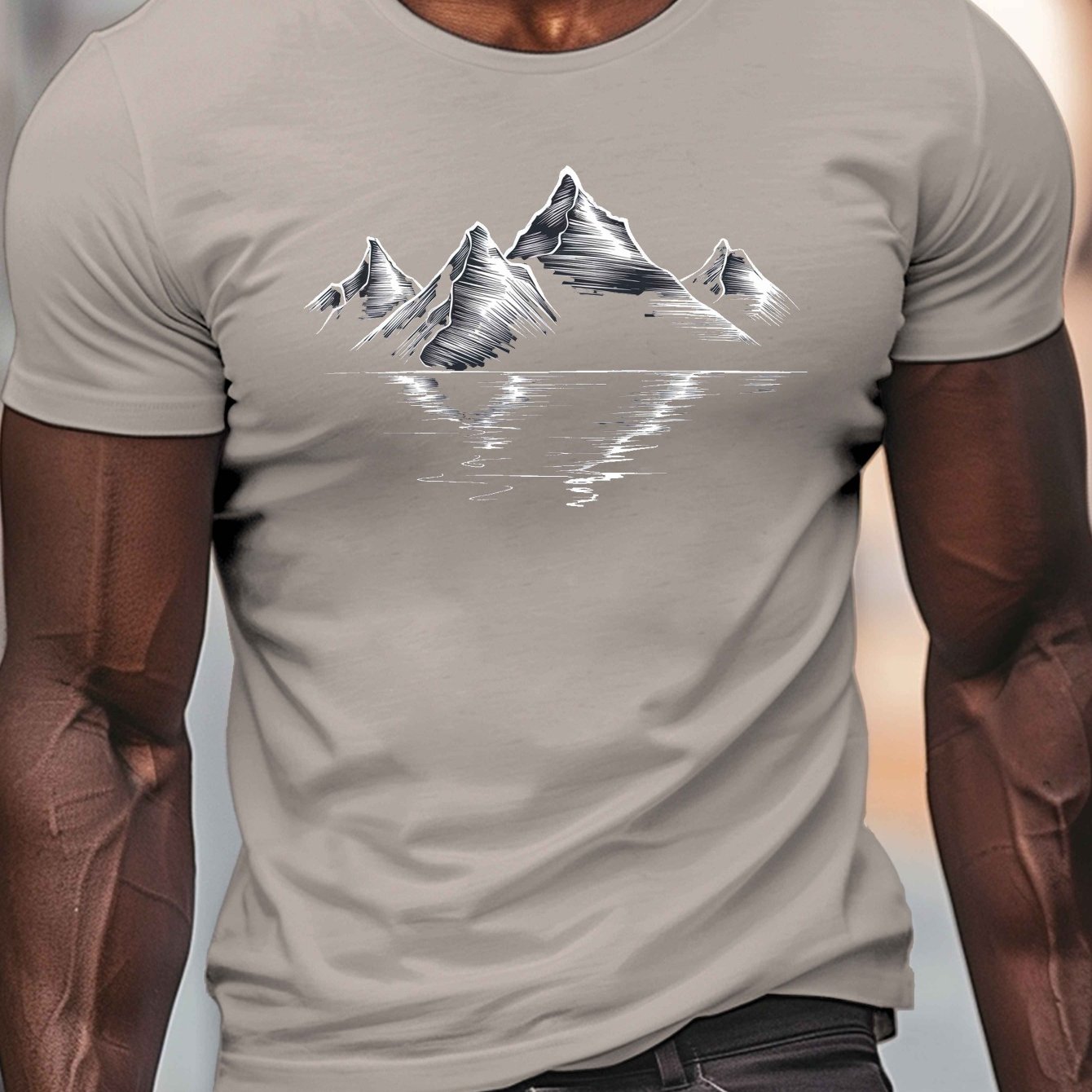 Kaos Kasual Pria Royal dengan  - Summer Clothing Range ulasan dan harga