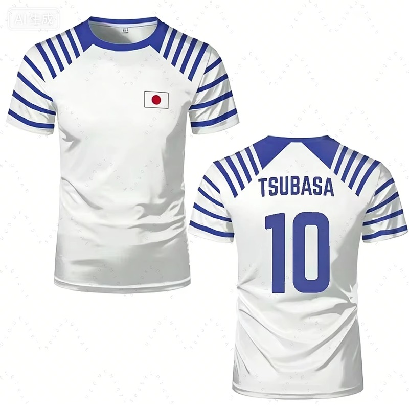 Kaus Pria Wanita Anime Captain - Summer Edition Clothing ulasan dan harga