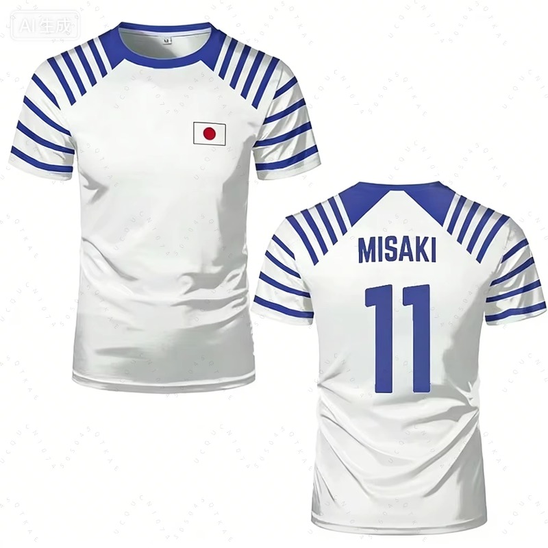 Kaus Pria Wanita Anime Captain - Summer Edition Clothing ulasan dan harga