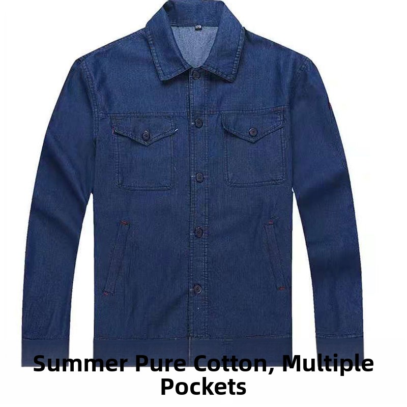 Setelan Pakaian Kerja Denim Ri - Summer Clothing Sets Men ulasan dan harga