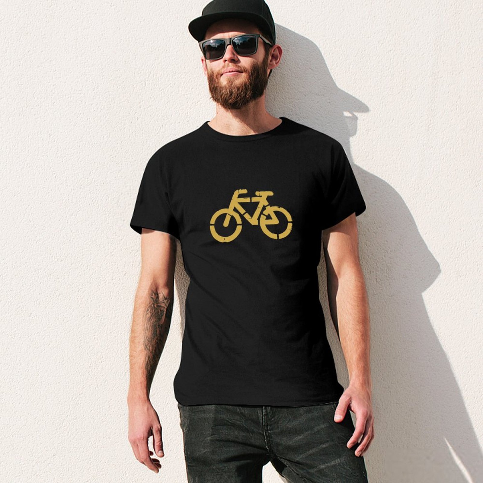T-Shirt lalu lintas sepeda T-S - Summer Clothing Aesthetic ulasan dan harga