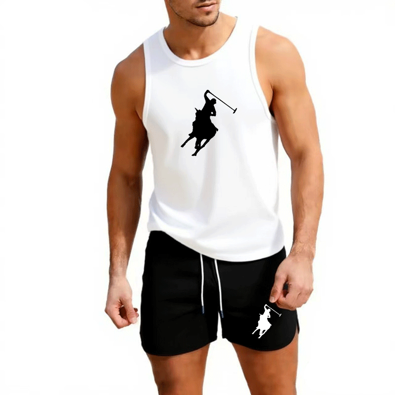 Set Rompi dan Celana Pendek Mu - Summer Clothing Mens ulasan dan harga