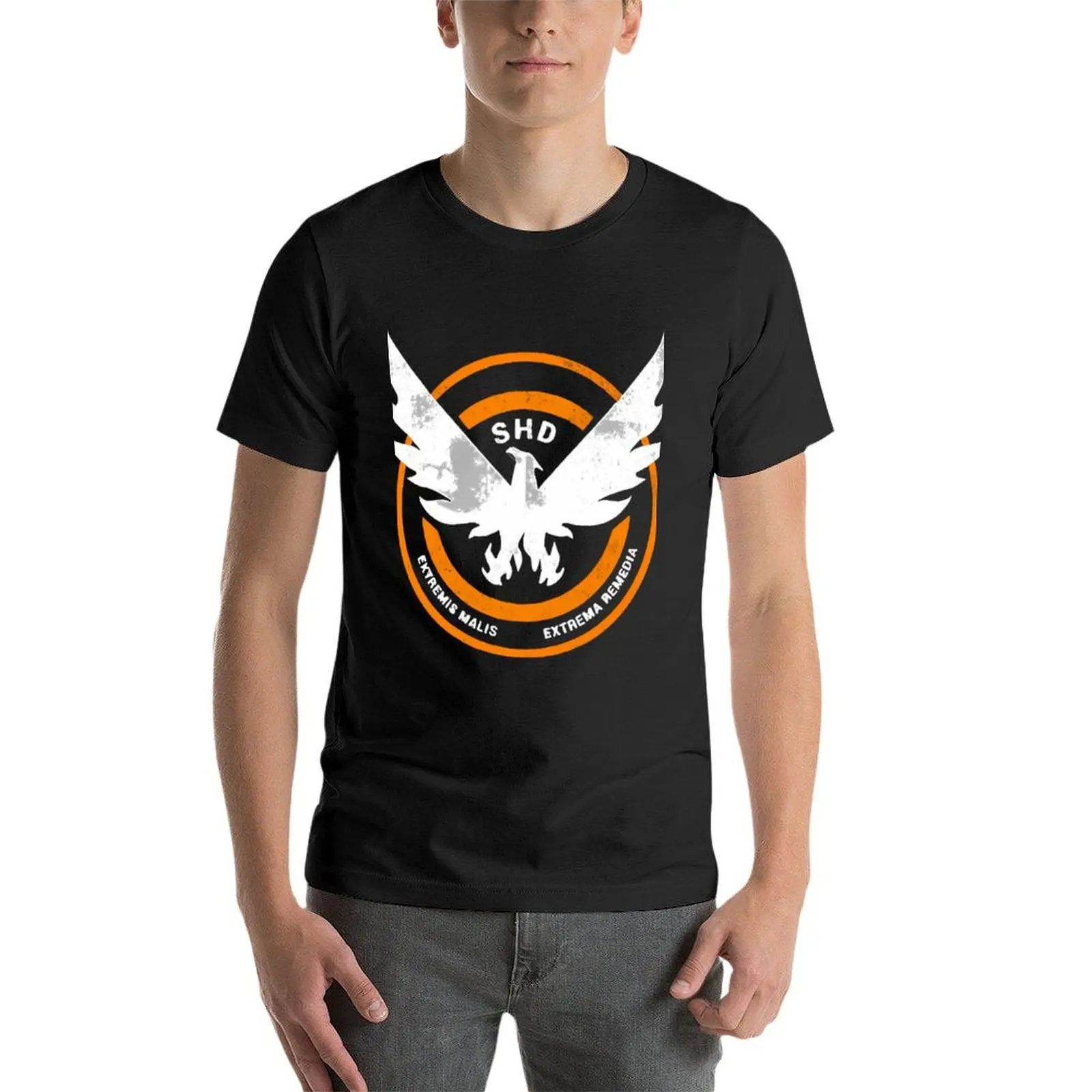 T-Shirt 2 Logo Grunge divisi S - Summer Clothing Logo ulasan dan harga
