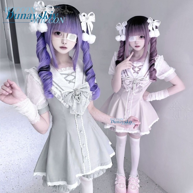 Set Gaun Kerah Pelaut Renda Pi - Summer Alt Clothing ulasan dan harga