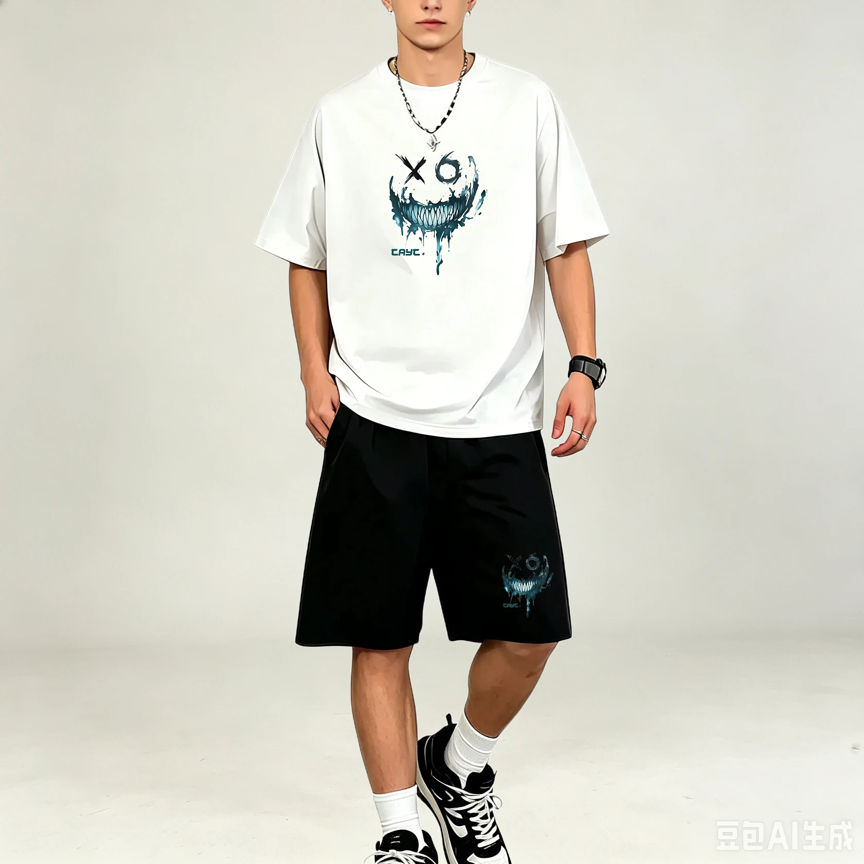 Set Kaos Pria Cepat Kering Bah - Summer Clothing Sets Men ulasan dan harga
