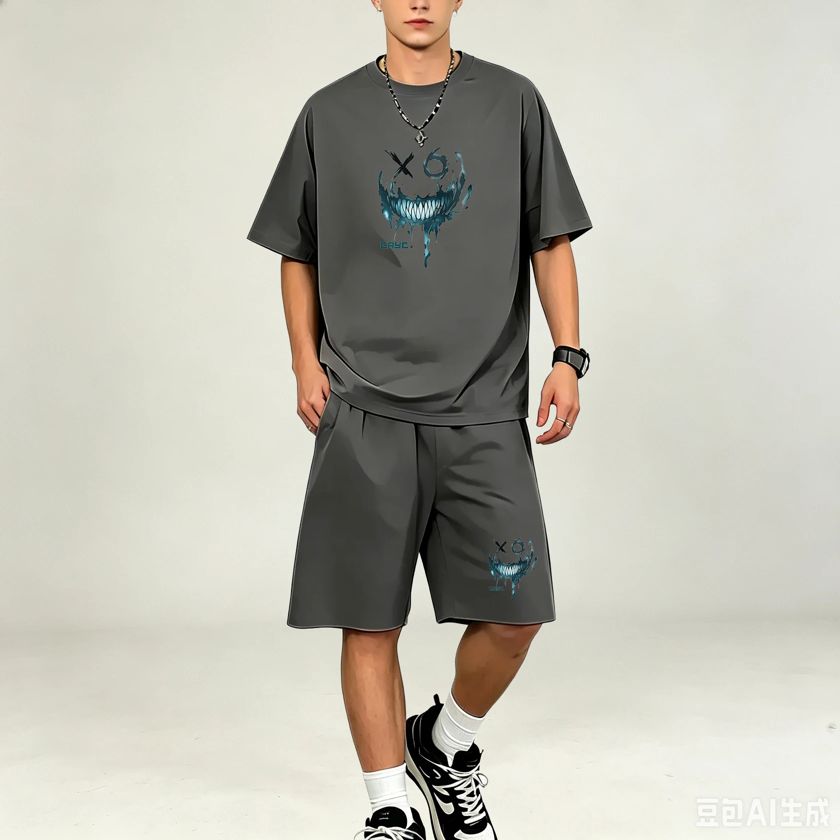 Set Kaos Pria Cepat Kering Bah - Summer Clothing Sets Men ulasan dan harga