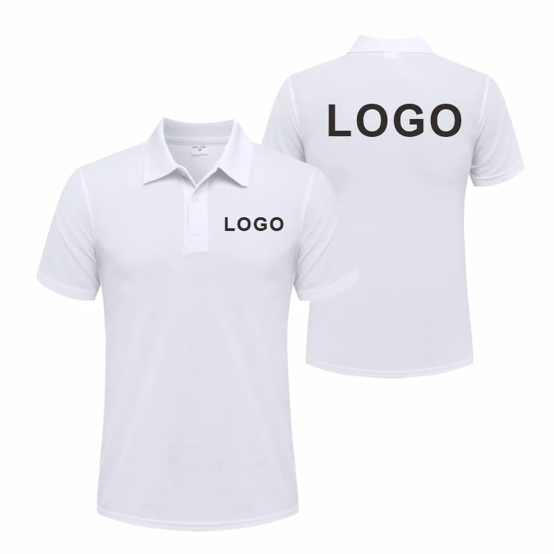 Kaos Polo Logo Kustom Kasual M - Summer Clothing Logo ulasan dan harga