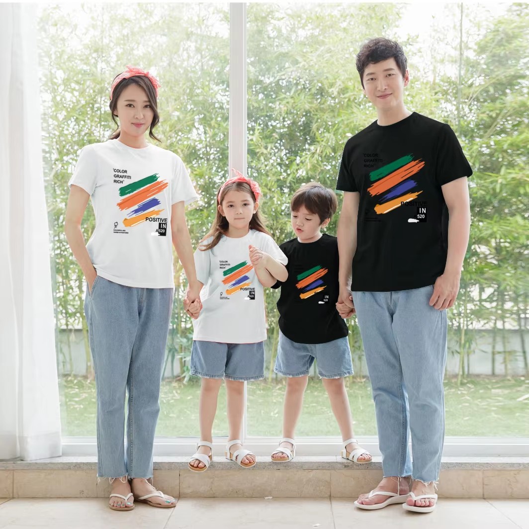 Kaos Keluarga Seragam Musim Pa - Summer Clothing Drawing For Kids ulasan dan harga