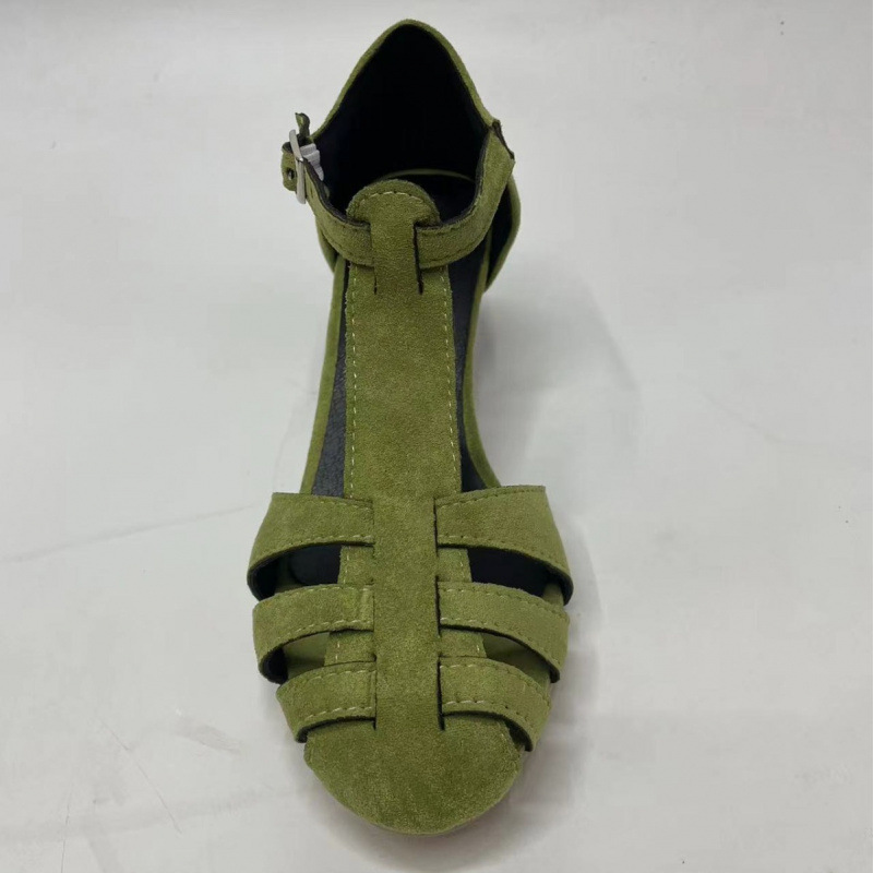 Sandal Wanita Hijau Suede Kitt - Summer Clothing Modest ulasan dan harga