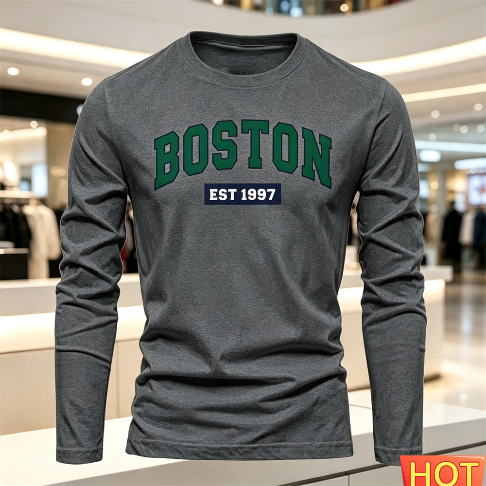 Kaos Lengan Panjang Pria Musim - Summer Clothing Mens ulasan dan harga