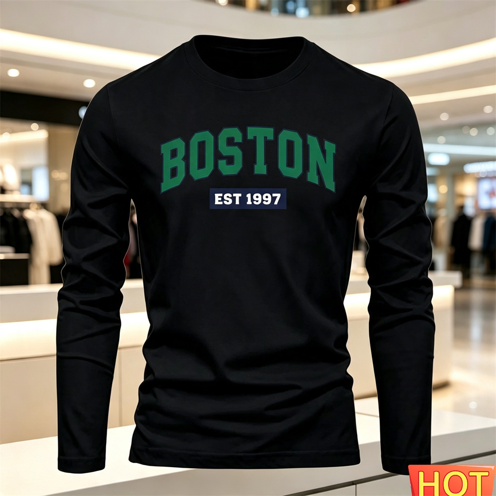 Kaos Lengan Panjang Pria Musim - Summer Clothing Mens ulasan dan harga