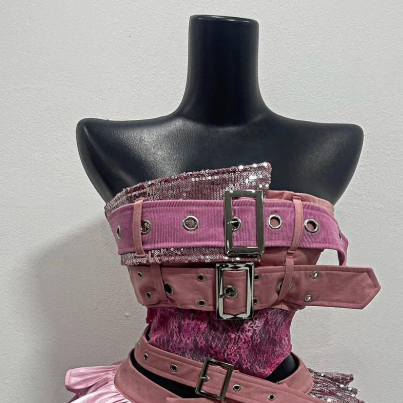Set 2 Potong Wanita Gaya Punk  - Summer Clothing Aesthetic ulasan dan harga