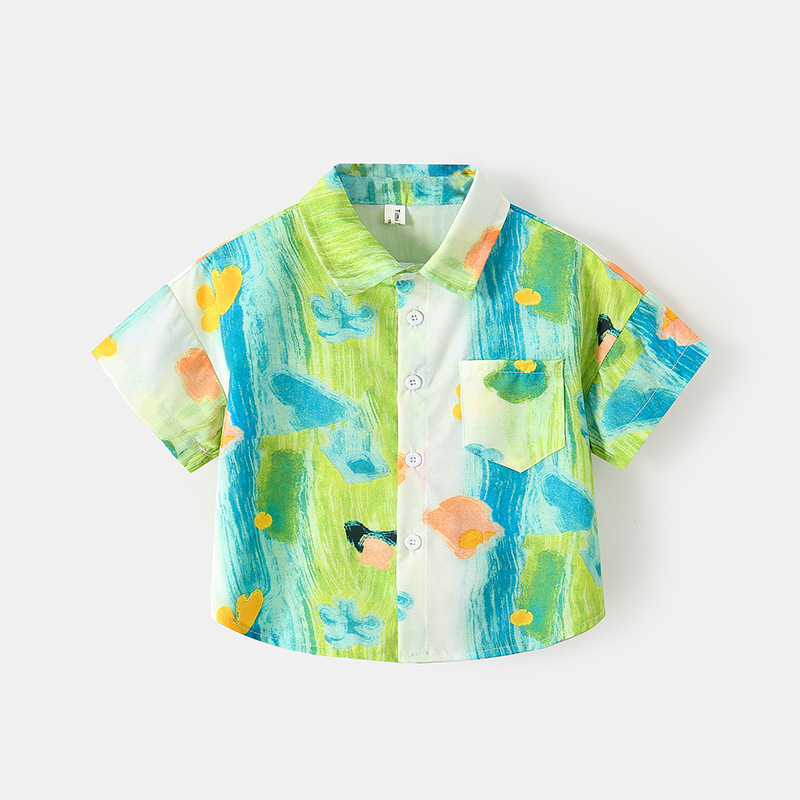 Set 2 Potong Baju Bayi Laki-la - Summer Clothing Drawing For Kids ulasan dan harga