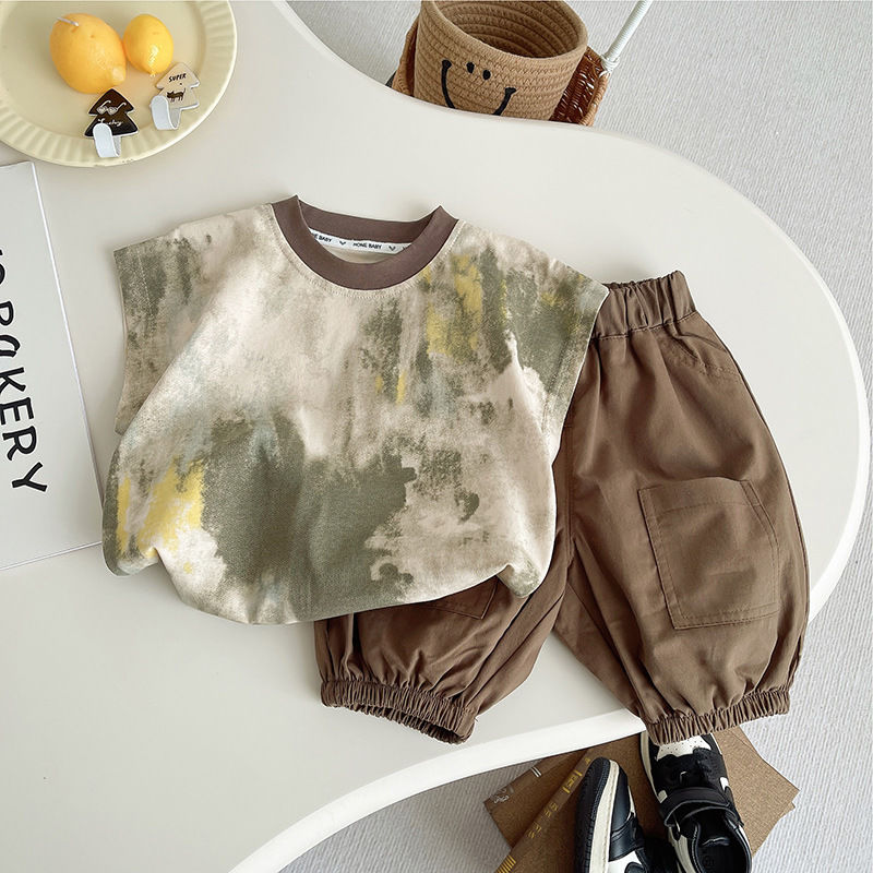 Setelan Pakaian Bayi Laki-laki - Summer Clothing Drawing For Kids ulasan dan harga