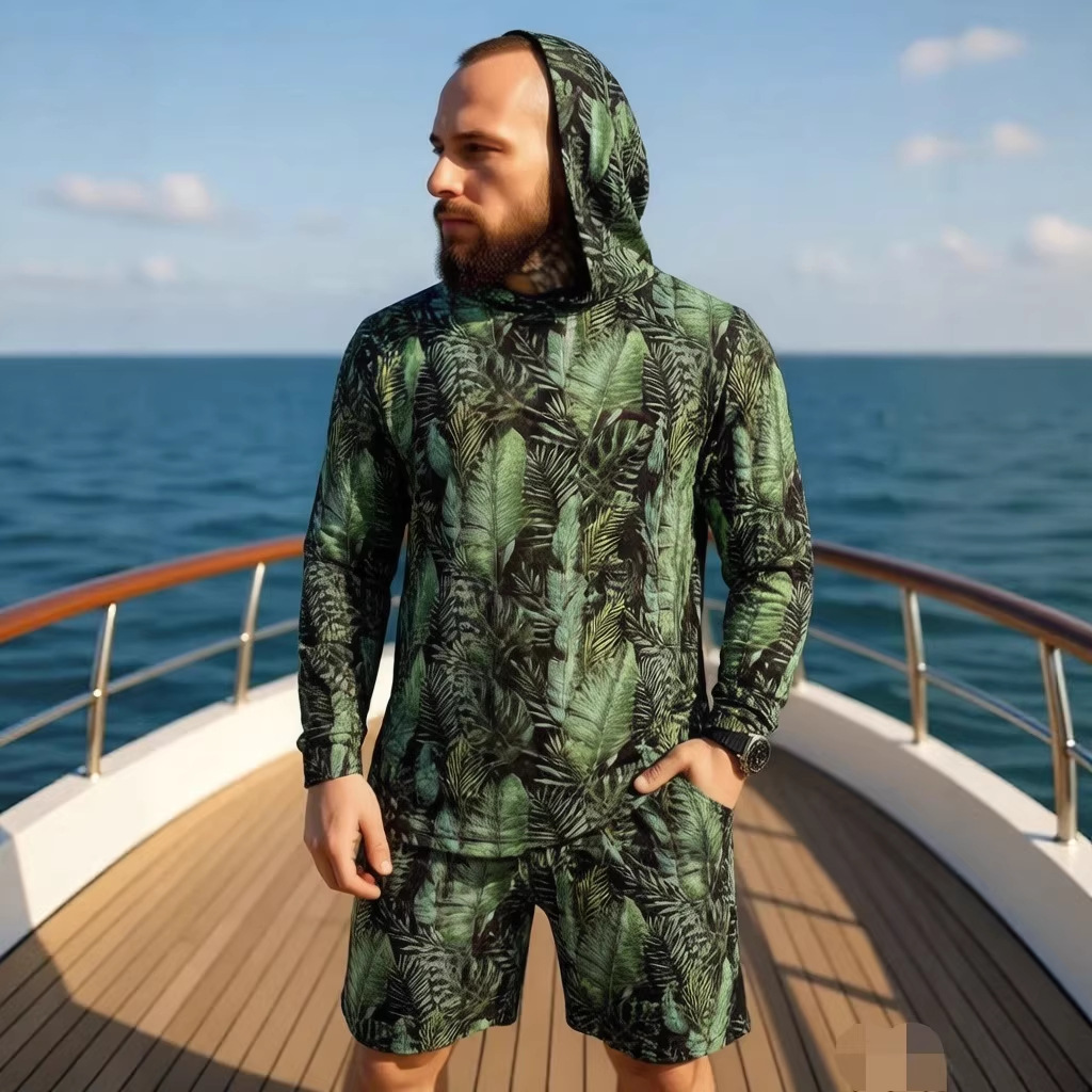 Setelan Dua Potong Hoodie Unis - Summer Clothing Sets Men ulasan dan harga
