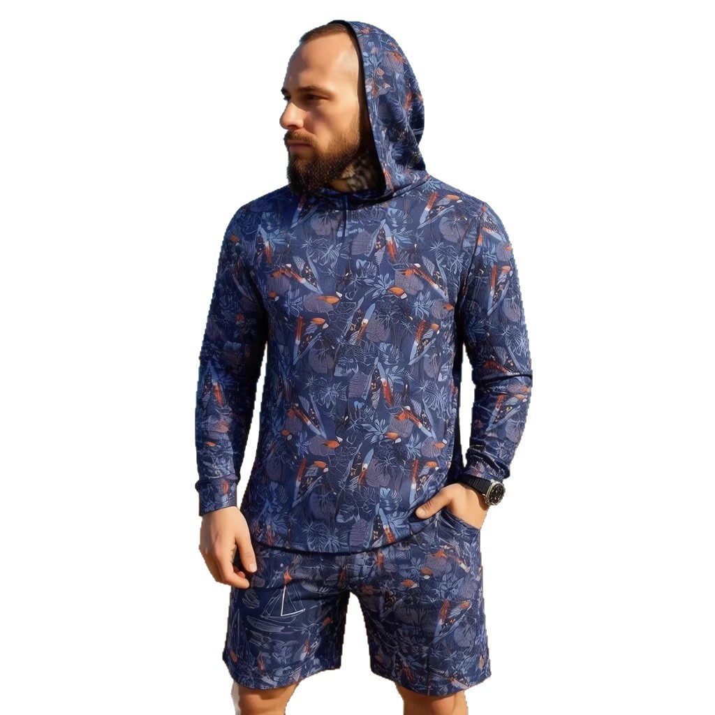 Setelan Dua Potong Hoodie Unis - Summer Clothing Sets Men ulasan dan harga