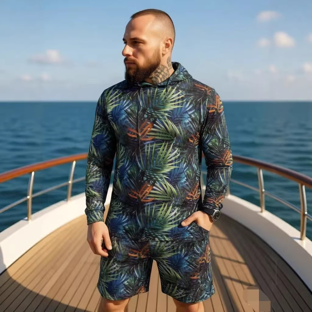 Setelan Dua Potong Hoodie Unis - Summer Clothing Sets Men ulasan dan harga