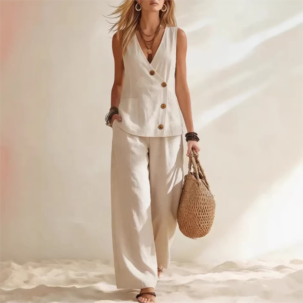 Setelan Celana Wanita Musim Pa - Zara Summer Clothing For Women ulasan dan harga