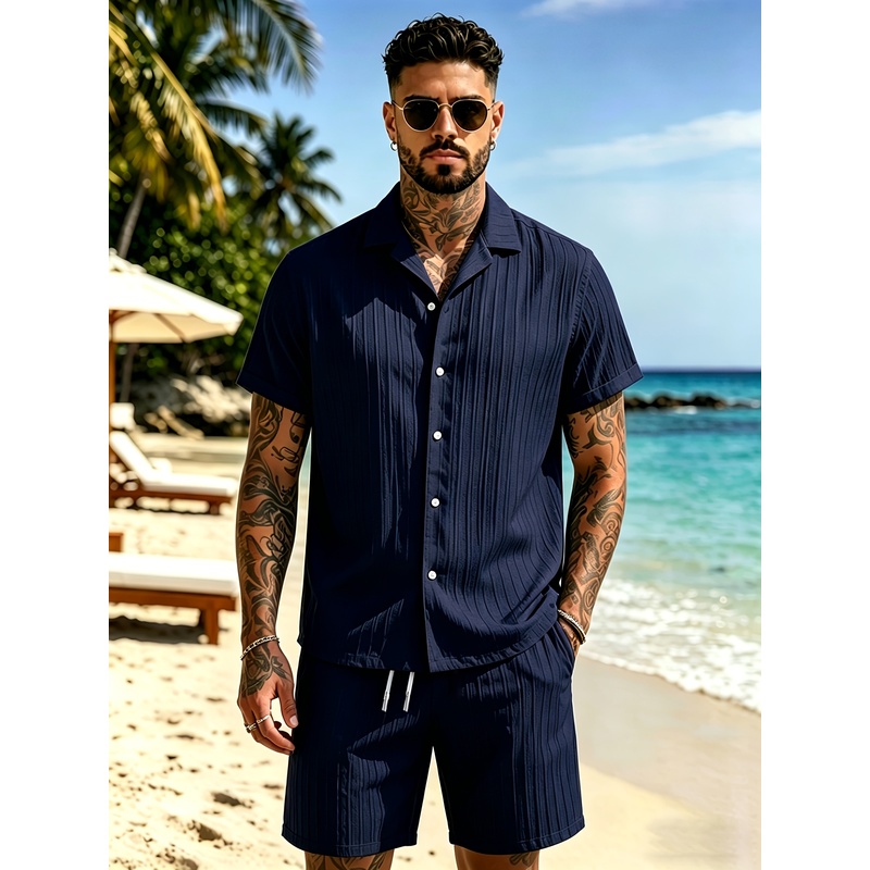 Setelan Kasual Musim Panas Pri - Summer Clothing Sets Men ulasan dan harga