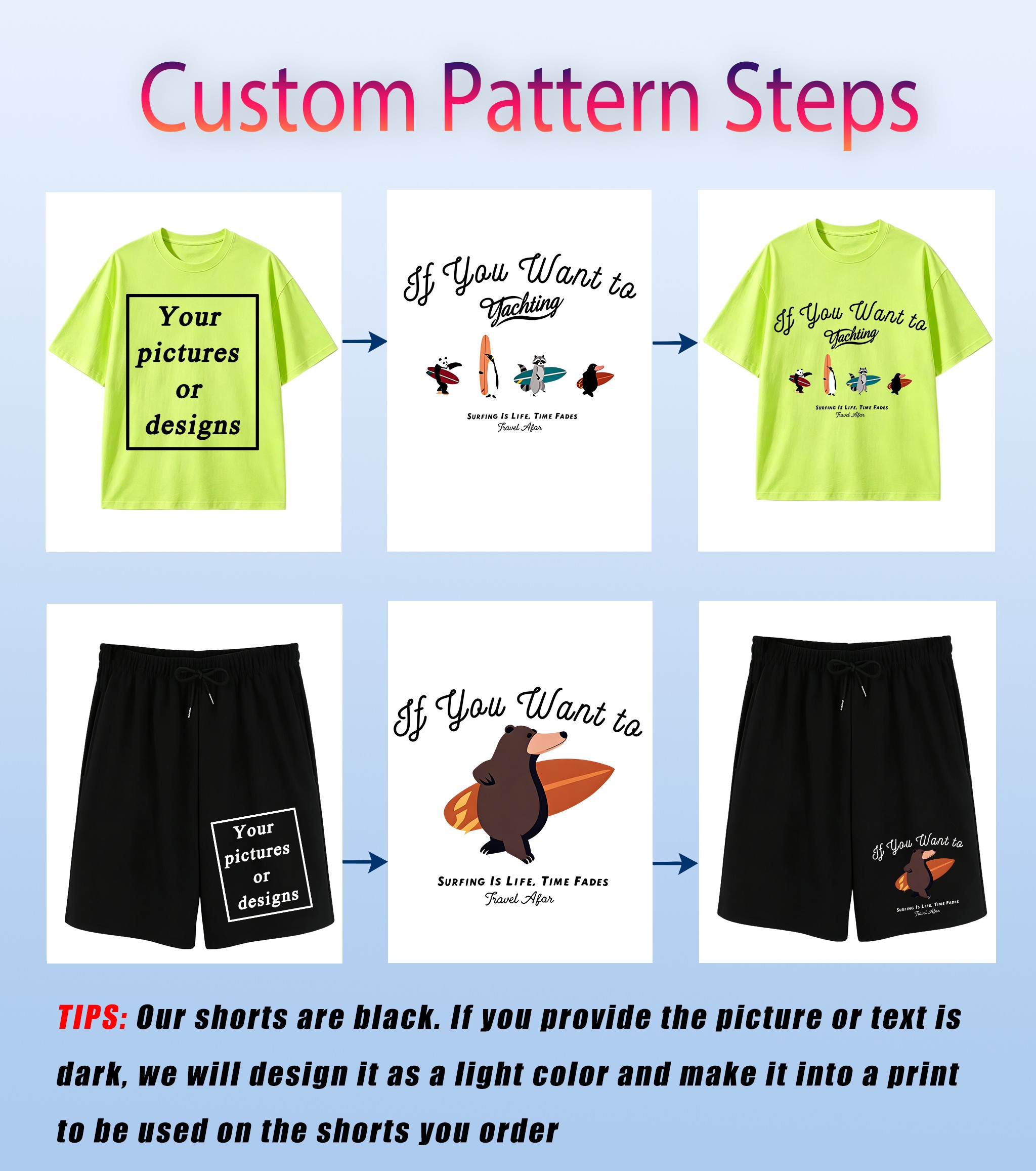 Set Kaus Nyaman Kustom Pola Pr - Summer Clothing Sets Men ulasan dan harga