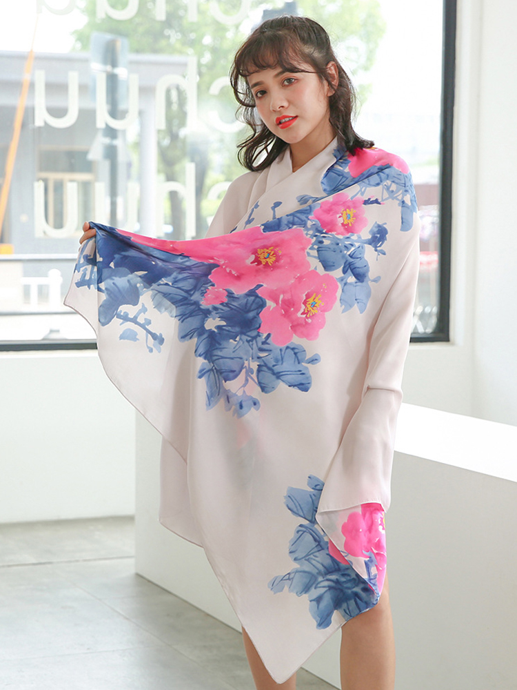 Syal Sutra Wanita Elegan Kuali - Sarong Pareo Wrap ulasan dan harga