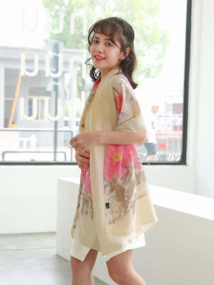 Syal Sutra Wanita Elegan Kuali - Sarong Pareo Wrap ulasan dan harga
