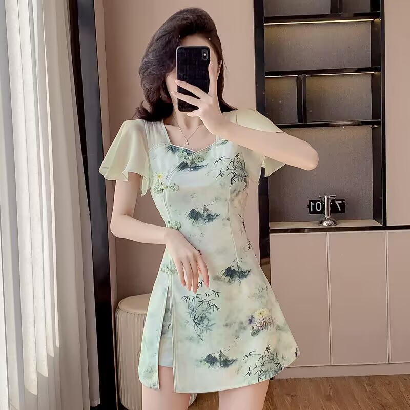 Gaun Temperamen Set Dua Potong - Summer Alt Clothing ulasan dan harga
