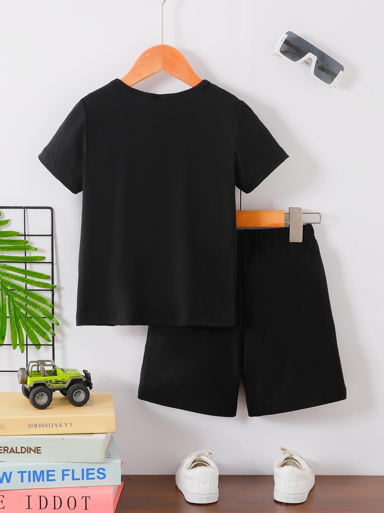 Setelan Nyaman Motif Dinosauru - Summer Clothing Drive ulasan dan harga