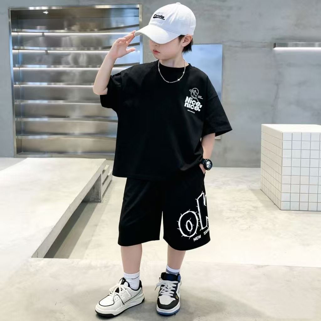 Setelan Pakaian Anak Laki-Laki - Summer Clothing Drawing For Kids ulasan dan harga