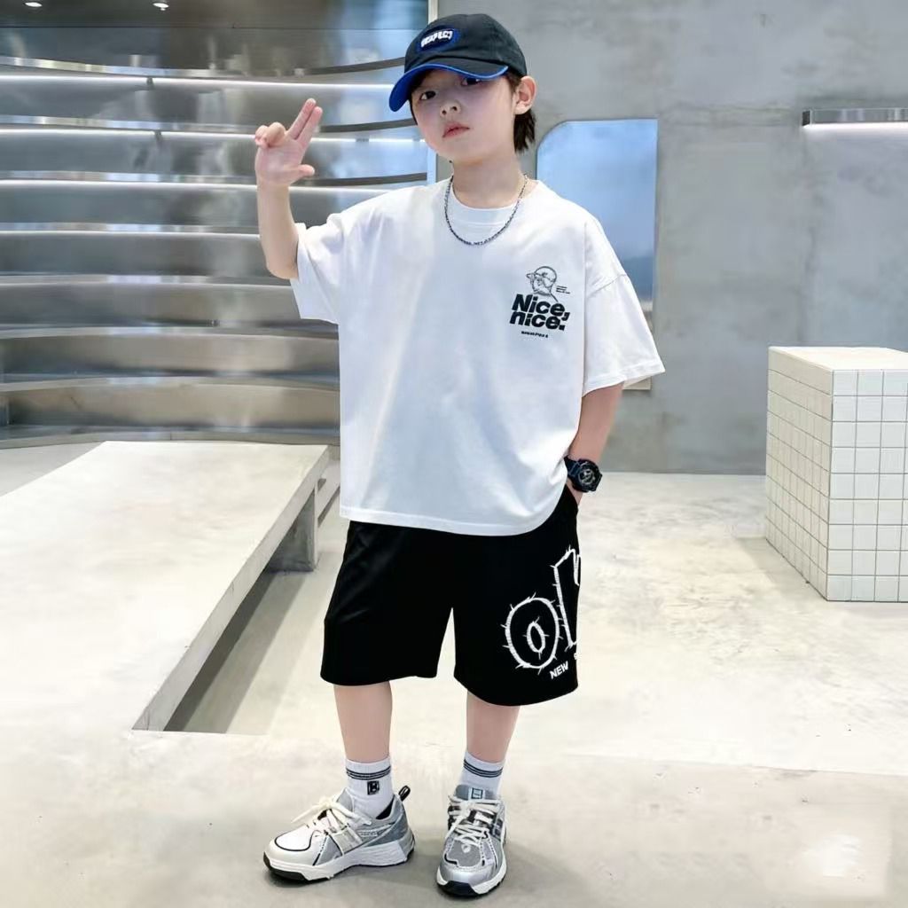 Setelan Pakaian Anak Laki-Laki - Summer Clothing Drawing For Kids ulasan dan harga