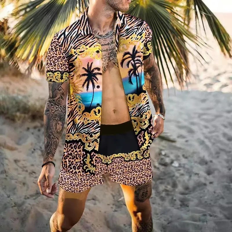 Set Kemeja Pria Musim Panas Mo - Summer Clothing Sets Men ulasan dan harga