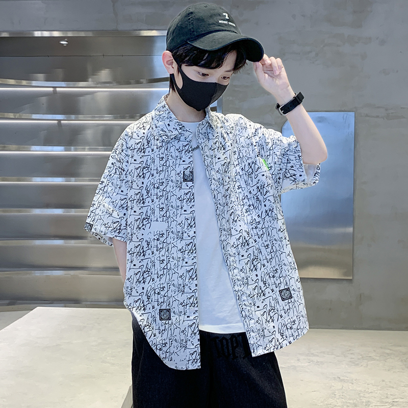 Kemeja Lengan Pendek Desain An - Summer Clothing Drawing For Kids ulasan dan harga