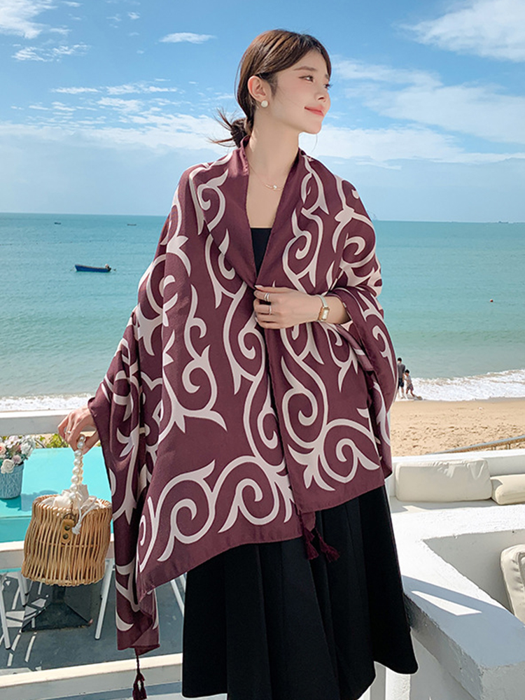 Travel Liburan Vintage kasual  - Sarong Pareo Wrap ulasan dan harga