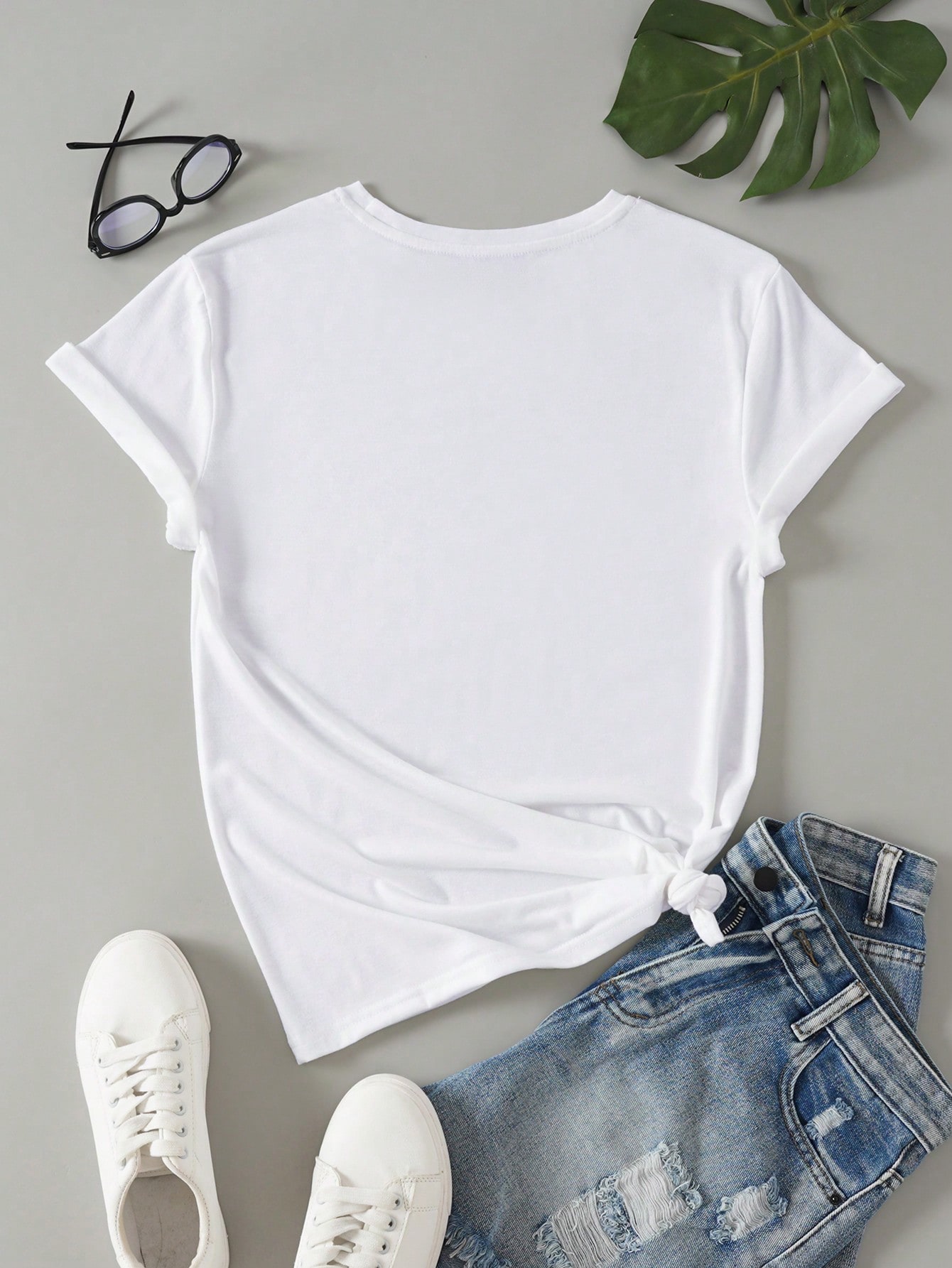 Tren fesyen baru wanita, kaos  - Summer Clothing Logo ulasan dan harga